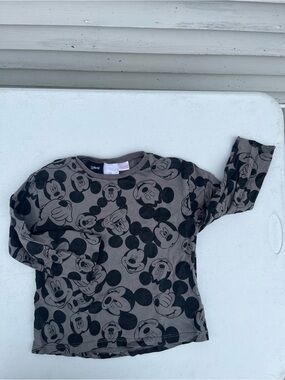 Zara Mickey Long Sleeve Tee